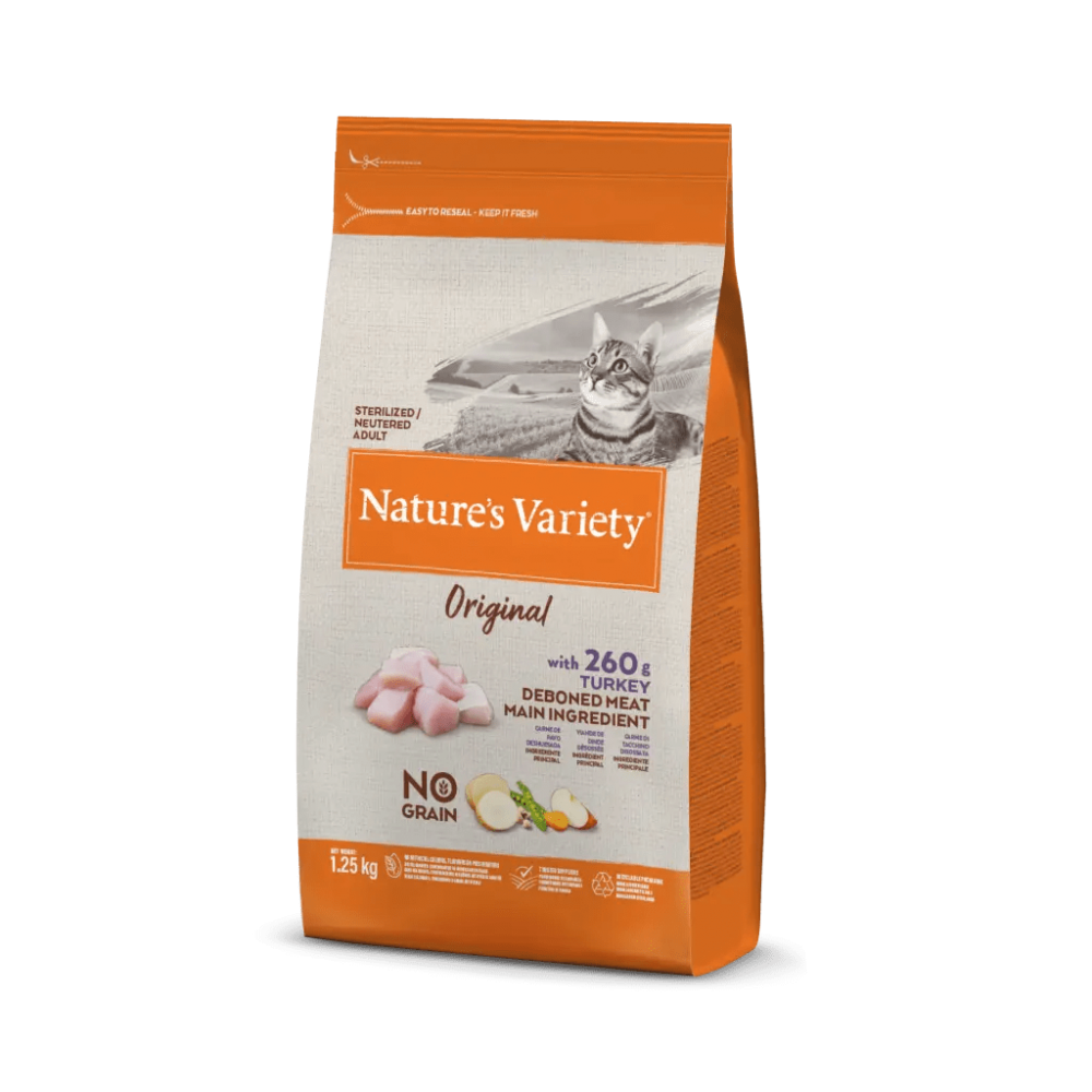 Nature's Variety Gat Original No Grain Sterilized Gall d'indi per gats | Calvet