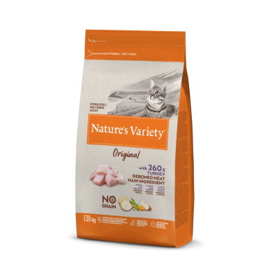 Nature's Variety Gato Original No Grain Sterilized Pavo para gatos | Calvet