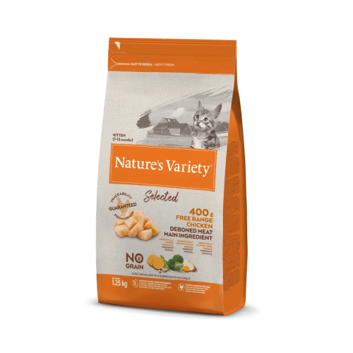 Nature's Variety Gato Selected No Grain Kitten para gatos | Calvet Animales y