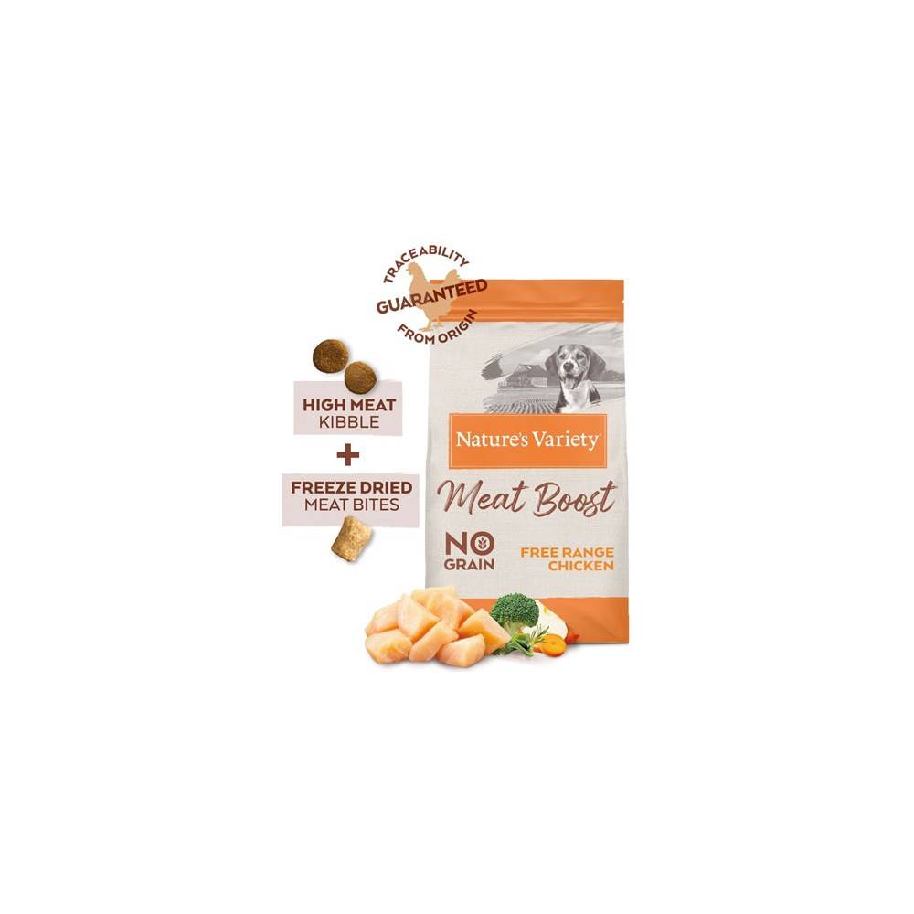 Nature's Variety Meat Boost Adult Pollastre 10Kg per gossos | Calvet Animals i