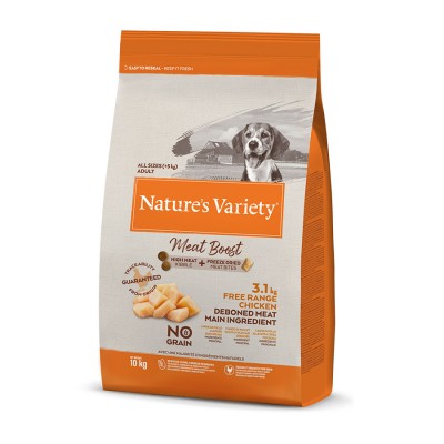 Nature's Variety Meat Boost Adult Pollastre 10Kg per gossos | Calvet Animals i