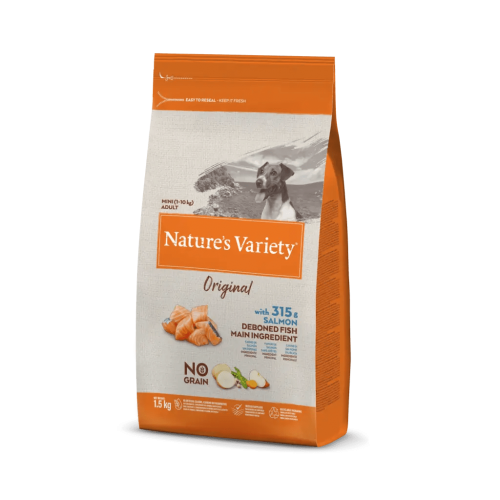 Nature's Variety Original No Grain Adult Mini Salmón para perros | Calvet Animales