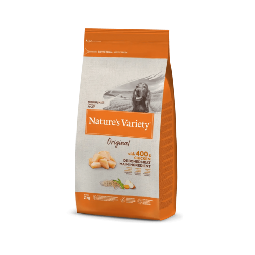 Nature's Variety Original Adult Medium/Maxi Pollastre per gossos | Calvet Animals i
