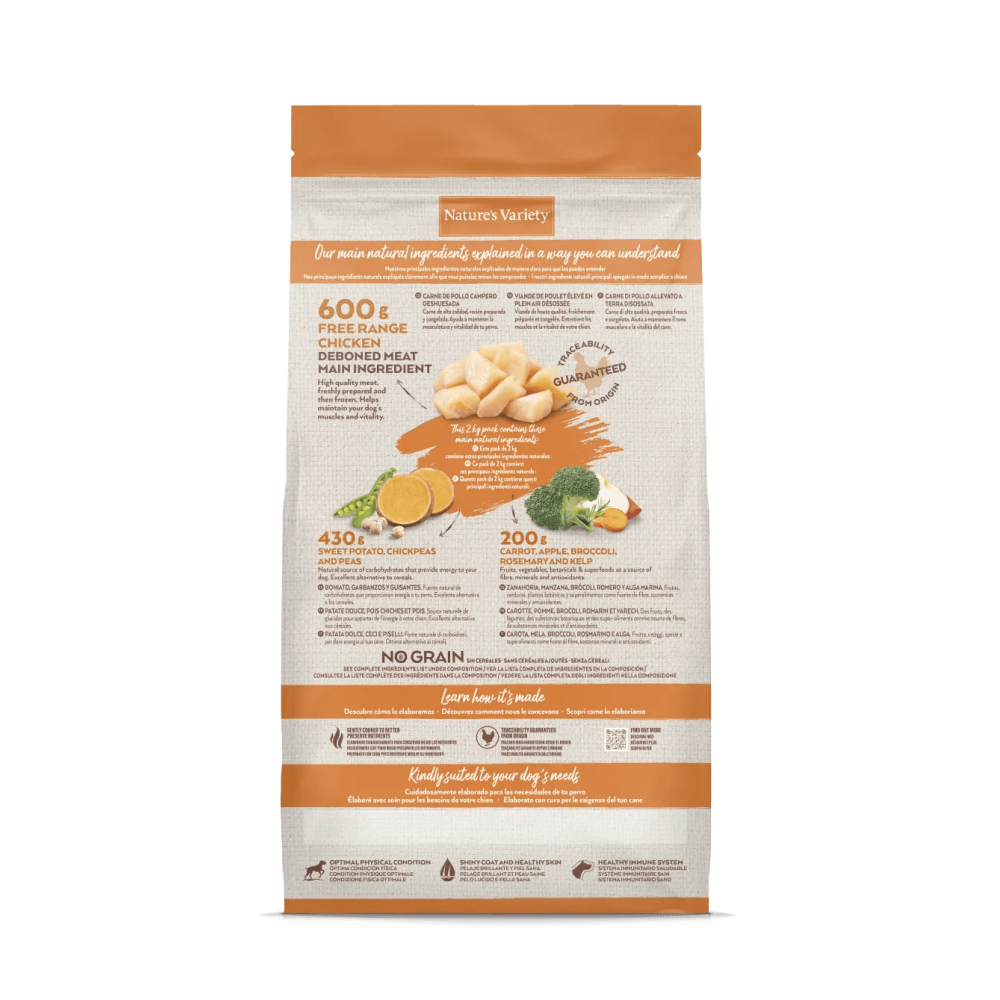 Naure's V. Selected Adult Med/Max Pollo para perros | Calvet Animales y Plantas