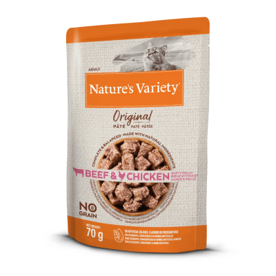 Nature's Variety Wet Gato Original Adult Buey/Pollo 70Gr per gats | Calvet Animals