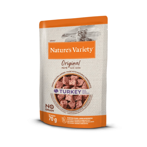Nature's Variety Wet Gat Original Adult Pavo 70Gr per gats | Calvet Animals i