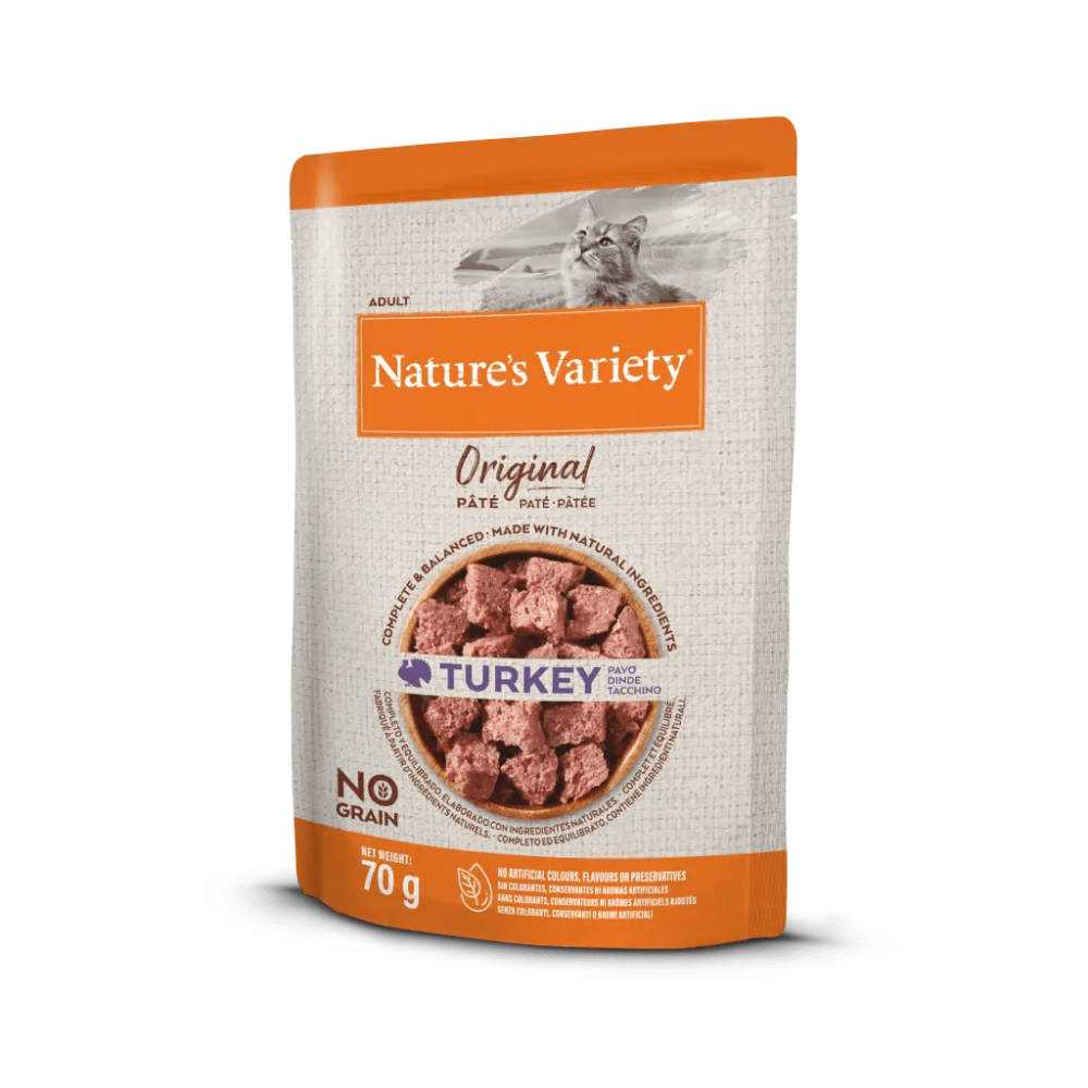 Nature's Variety Wet Gato Original Adult Pavo 70Gr para gatos | Calvet Animales y