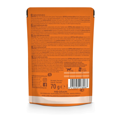 Nature's Variety Wet Gat Original Adult Pavo 70Gr per gats | Calvet Animals i 2