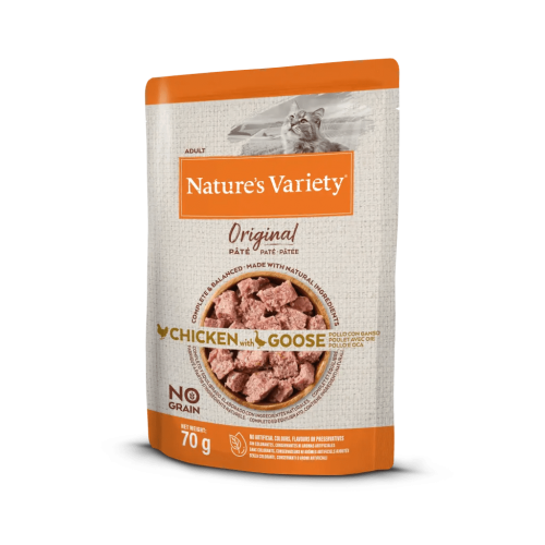 Nature's Variety Wet Gato Original Adult Pollo/Ganso 70Gr para gatos | Calvet