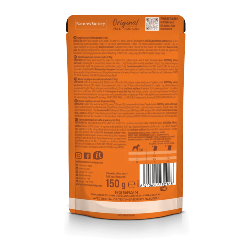 Nature's Variety Wet Original Adult Mini Pavo 150Gr per gossos | Calvet Animals i 2