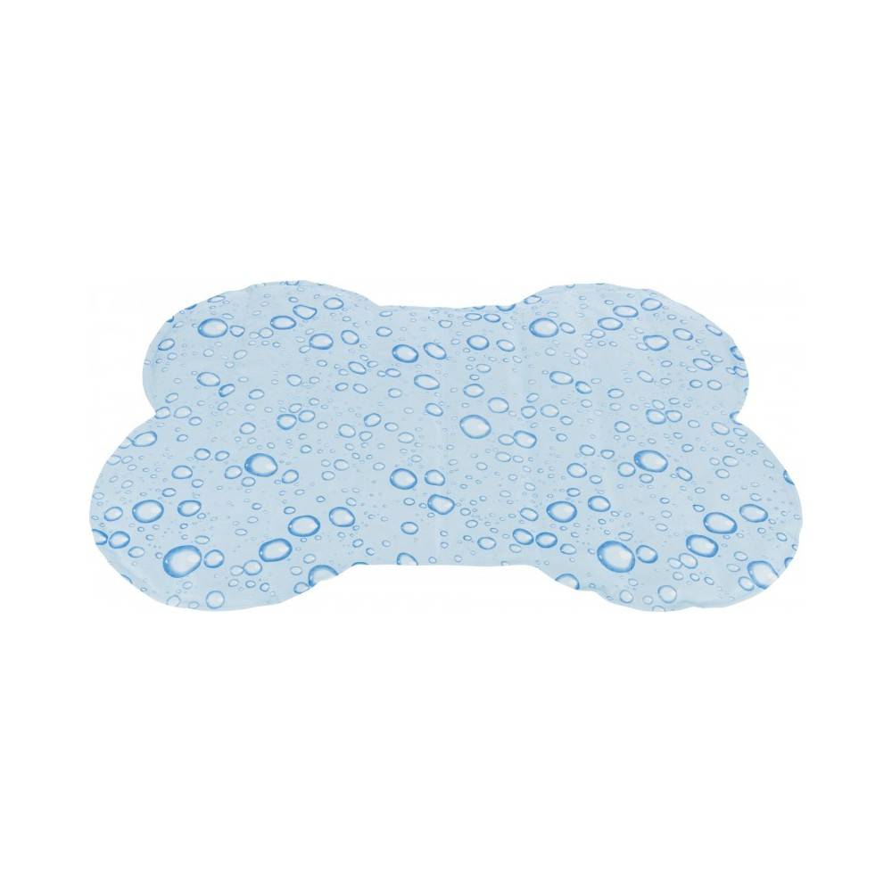 Alfombrilla Refrescante Forma Hueso 85x60 Cm Azul para perros | Calvet Animales y