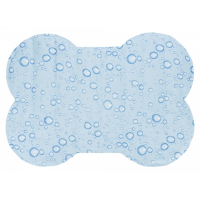 Alfombrilla Refrescante Forma Hueso 85x60 Cm Azul para perros | Calvet Animales y