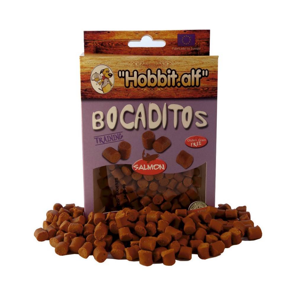 Premis Hobbit Alf Sense Gluten Salmó 100 Gr per gossos | Calvet Animals i Plantes