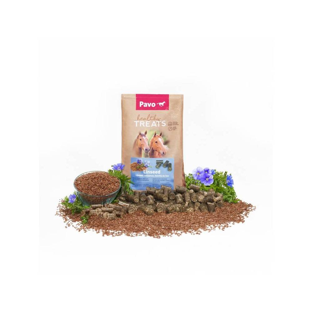 Pavo Healthy Treats Lino 1 Kg | Equestrian. Calvet Animals i Plantes.