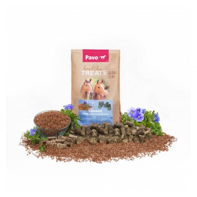 Pavo Healthy Treats Lino 1 Kg | Equestrian. Calvet Animals i Plantes.