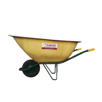 Carretilla Fibra Extra Grande Blanca | Equestrian. Calvet Animals i