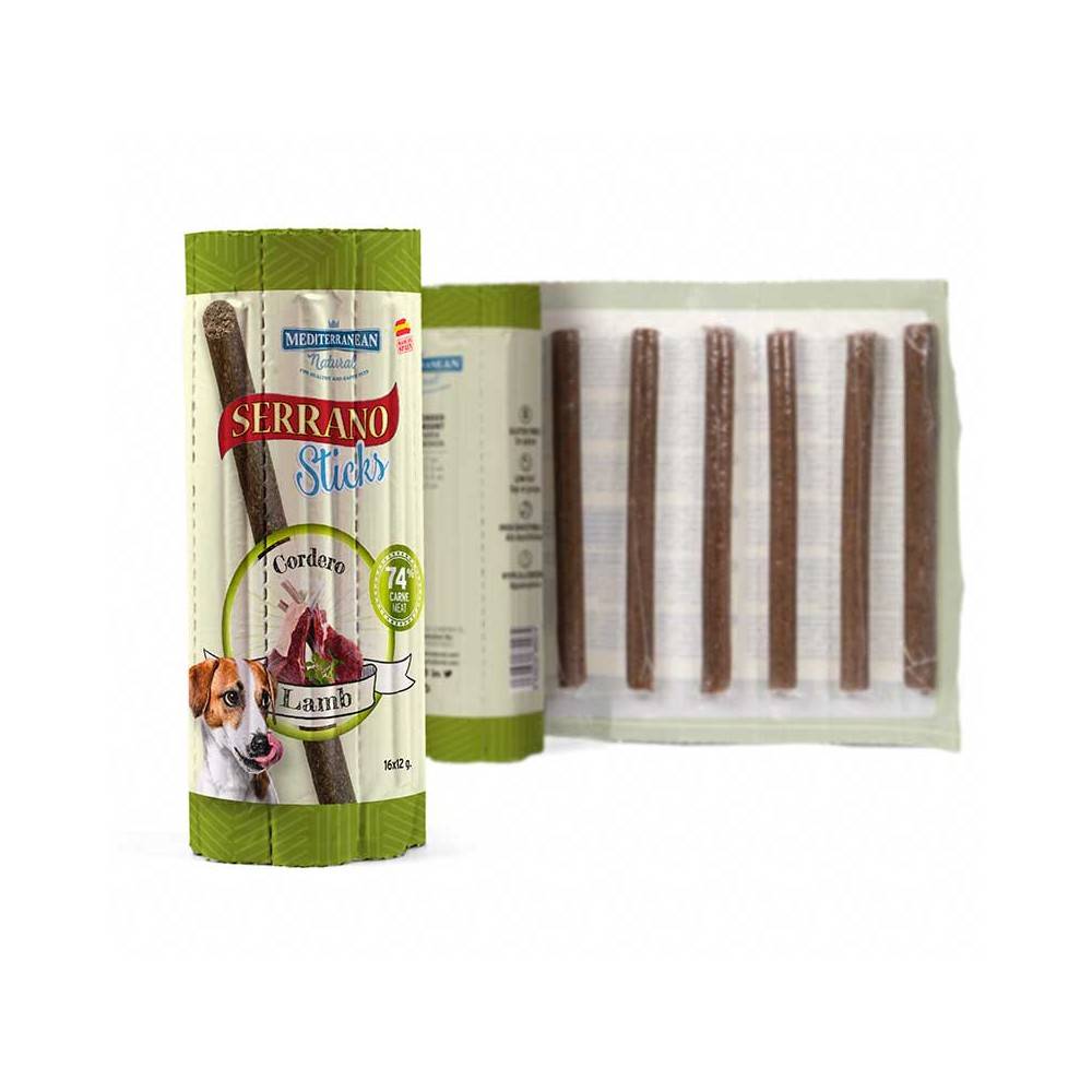 Barritas Perro Serrano Sticks Cordero 16 Unidades para perros | Calvet Animales y