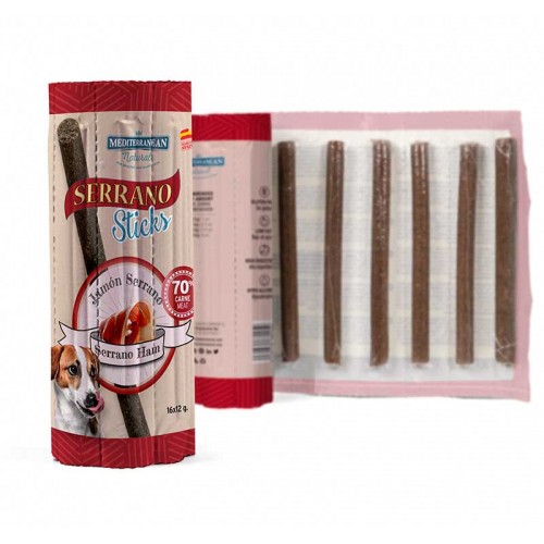 Barritas Perro Serrano Sticks Jamón Serrano 16 Unidades para perros | Calvet