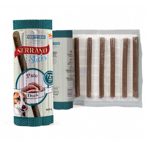 Barritas Perro Serrano Sticks Pato 16 Unidades para perros | Calvet Animales y