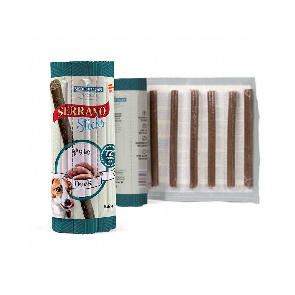 Barritas Perro Serrano Sticks Pato 16 Unidades para perros | Calvet Animales y