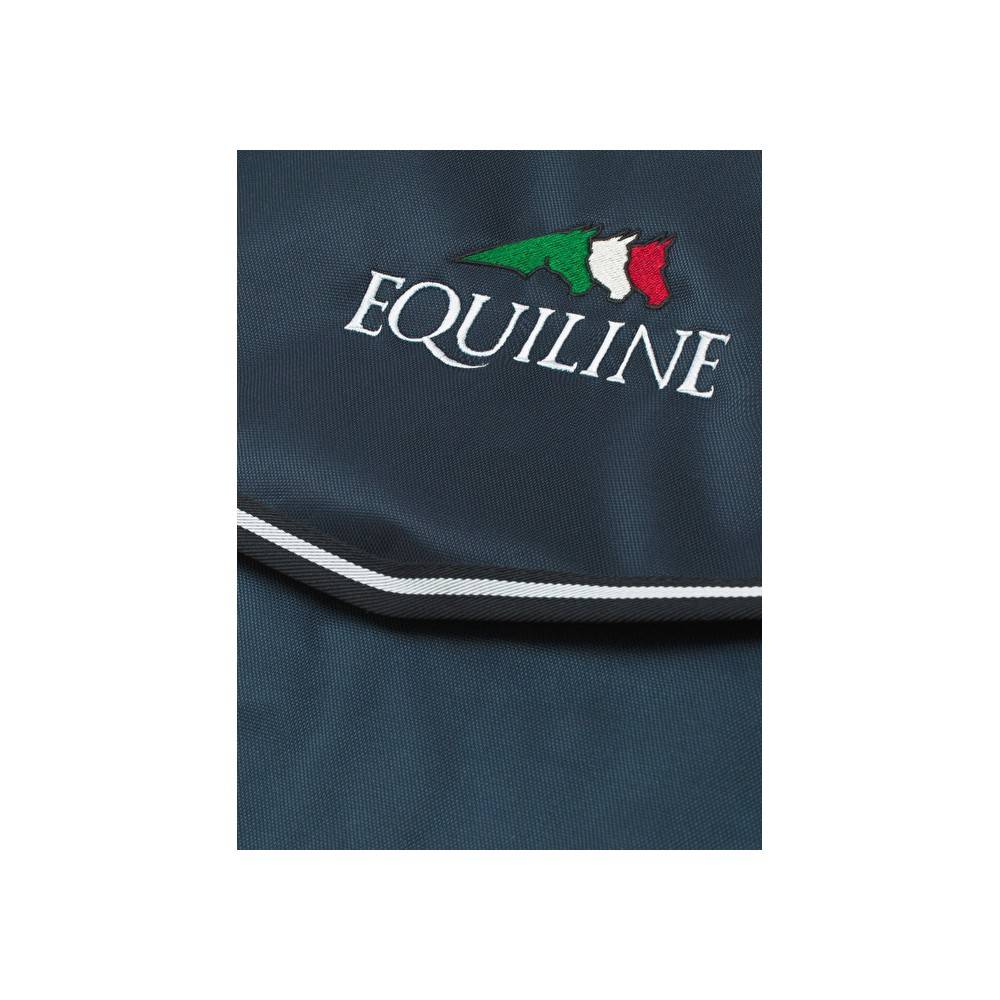 Cortina Lona Box Llarga 200x130 Equiline Blau Marí |Cavall i Genet a