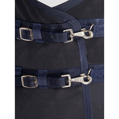 Manta Caballo Cuadra Algodón Equiline Reynosa Azúl Marino | Equestrian.