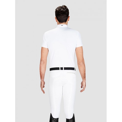 Polo Competició Home M/C Equiline Fox Blanc |Cavall i Genet a Equestrian 2