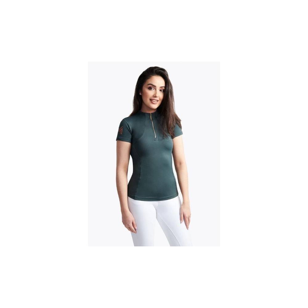 Base Layer Maximilian Manga Corta Forest Green | Equestrian. Calvet