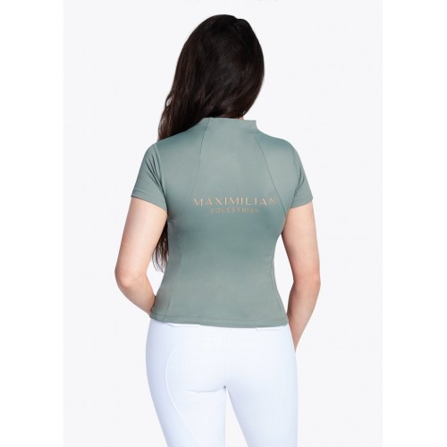 Base Layer Maximilian Màniga Curta Dusty Green |Cavall i Genet a 2