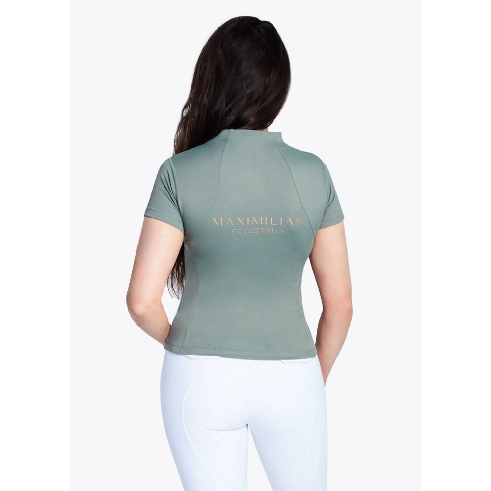 Base Layer Maximilian Manga Corta Dusty Green | Equestrian. Calvet Animals