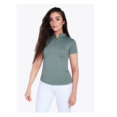 Base Layer Maximilian Manga Corta Dusty Green | Equestrian. Calvet Animals