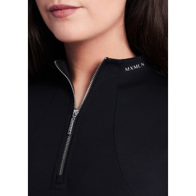 Base Layer Maximilian Manga Larga Negro/Plata | Equestrian. Calvet Animals