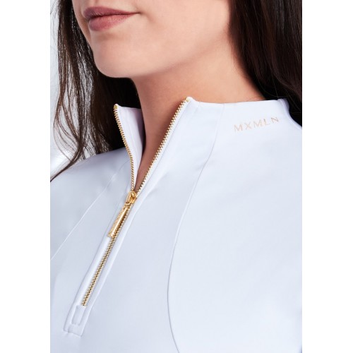 Base Layer Maximilian Manga Larga Blanca/Oro | Equestrian. Calvet Animals 2