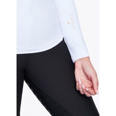 Base Layer Maximilian Manga Larga Blanca/Oro | Equestrian. Calvet Animals