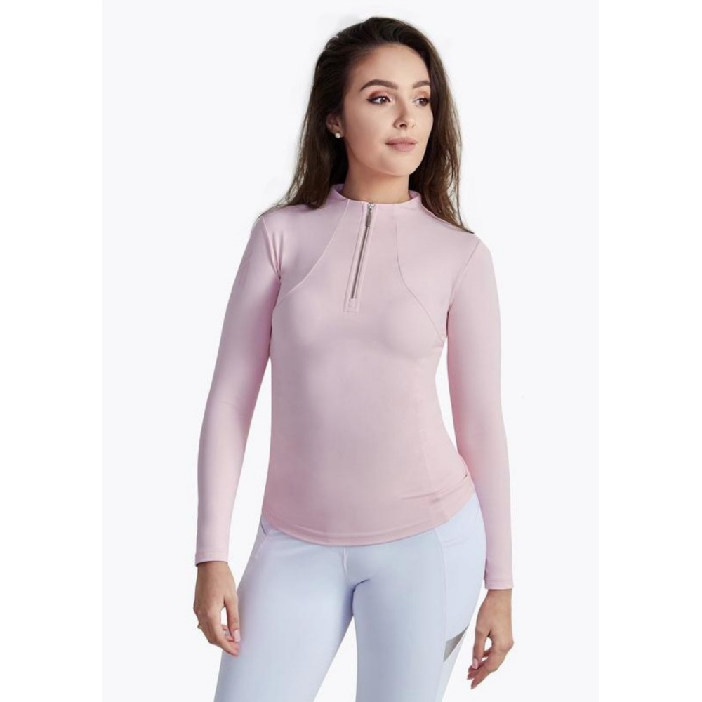 Base Layer Maximilian Màniga Llarga Rosa |Cavall i Genet a Equestrian