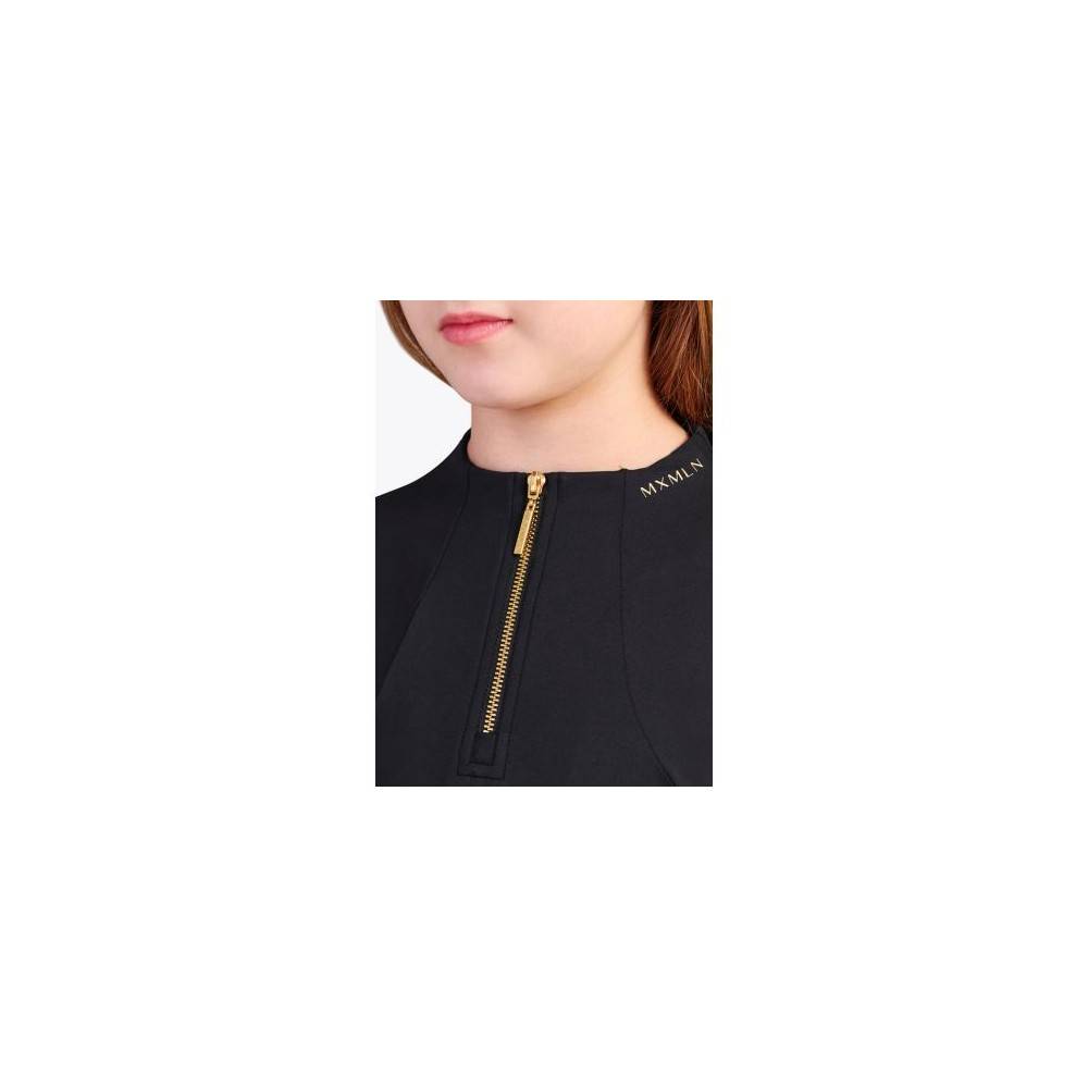 Base Layer YR Maximilian Manga Larga Negra/Oro | Equestrian. Calvet