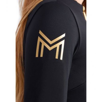 Base Layer YR Maximilian Màniga Llarga Negra/Or |Cavall i Genet a