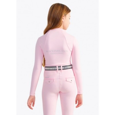 Base Layer YR Maximilian Manga Larga Rosa/Plata | Equestrian. Calvet