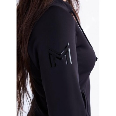 Dessuadora Maximilian Reflection Zip Negra |Cavall i Genet a Equestrian