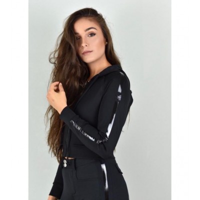 Dessuadora Maximilian Reflection Zip Negra |Cavall i Genet a Equestrian