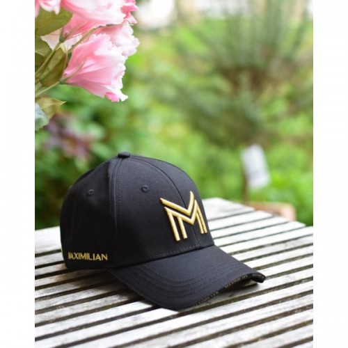 Gorra Maximilian Negra/Or |Cavall i Genet a Equestrian, Calvet Animal i