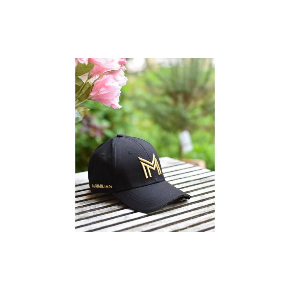 Gorra Maximilian Negra/Oro | Equestrian. Calvet Animals i Plantes.