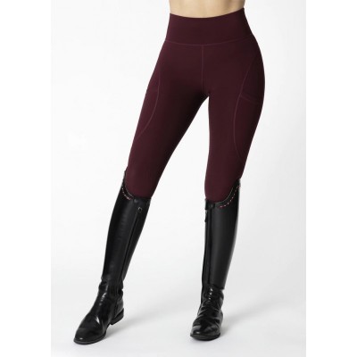 Leggins Maximilian Lift Full Grip Wine | Equestrian. Calvet Animals i