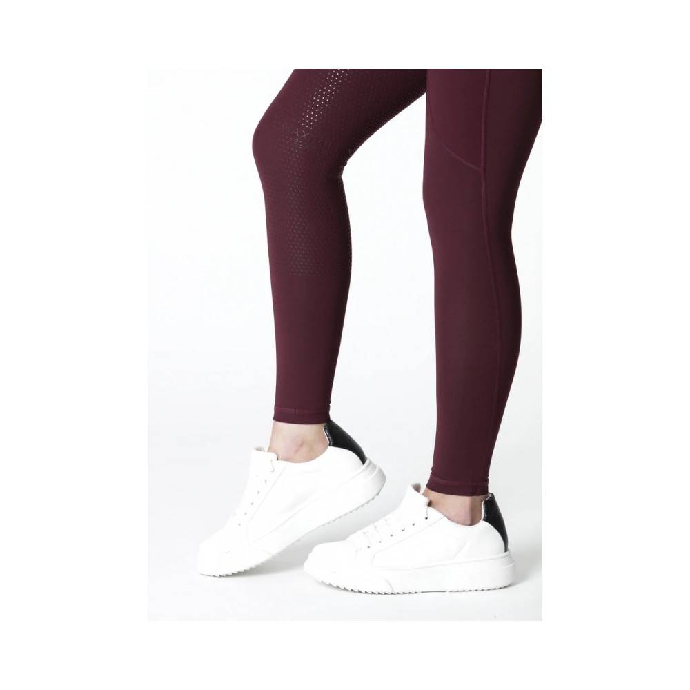 Leggins Maximilian Lift Full Grip Wine | Equestrian. Calvet Animals i