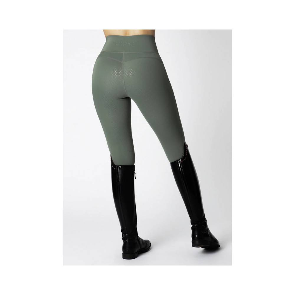 Leggins Maximilian Lift Full Grip Army Green | Equestrian. Calvet Animals