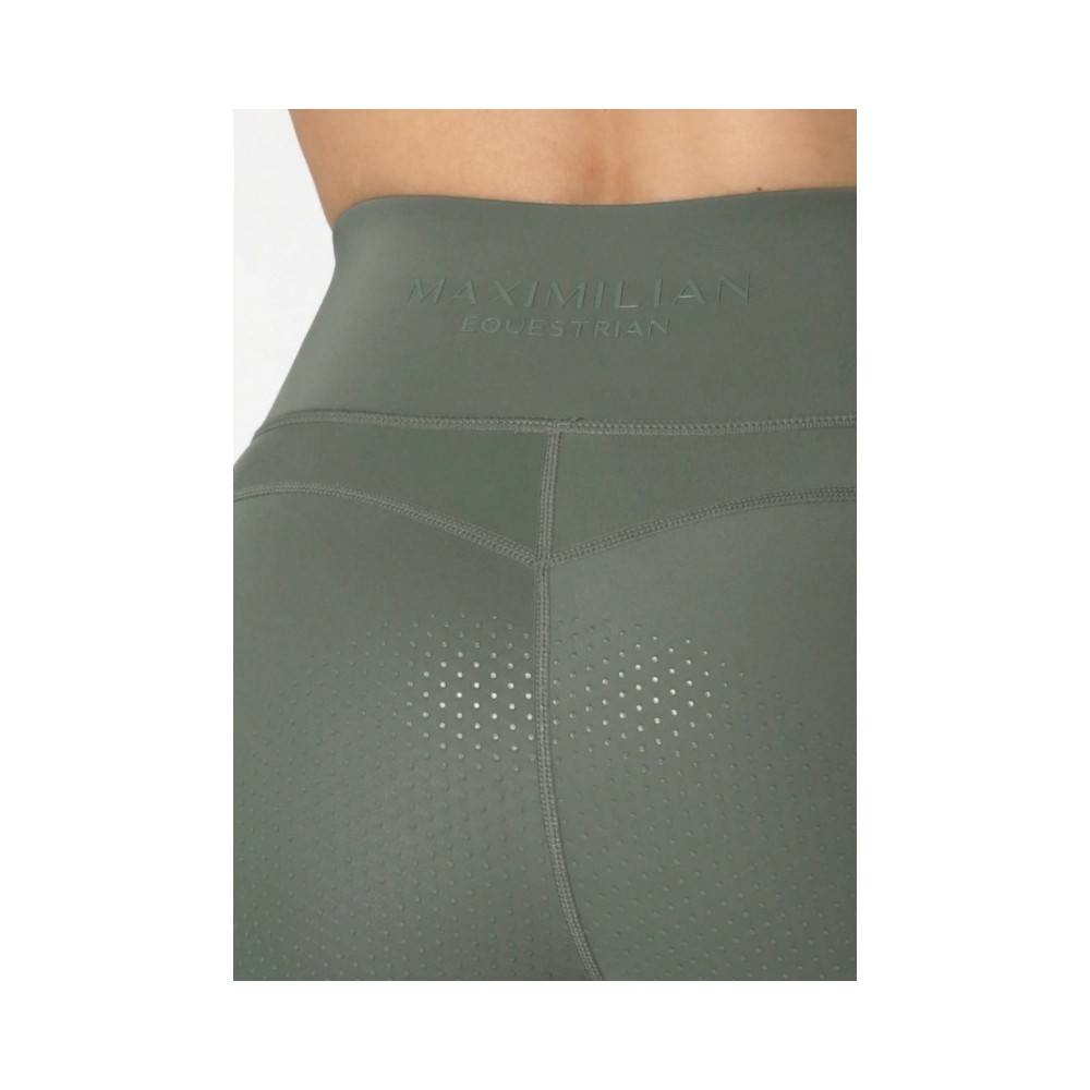 Leggins Maximilian Lift Full Grip Army Green | Equestrian. Calvet Animals