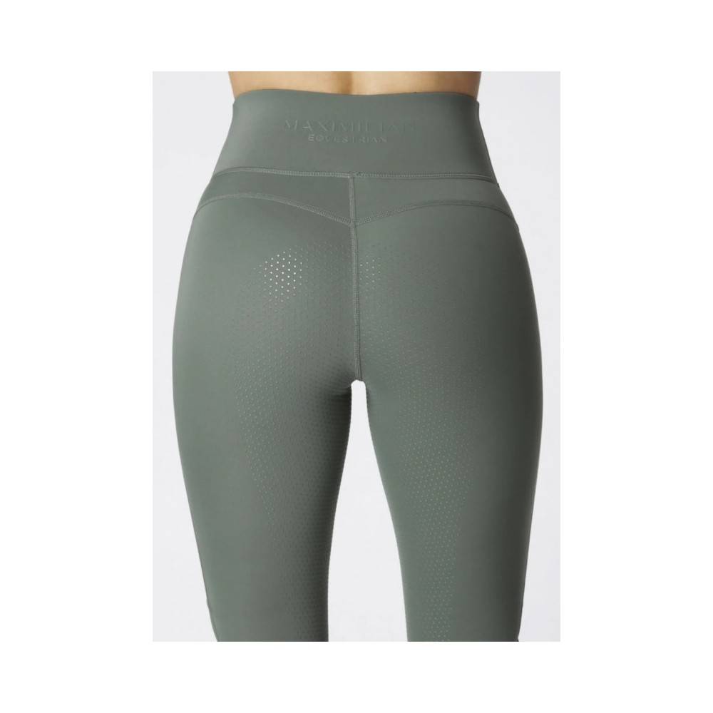 Leggins Maximilian Lift Full Grip Army Green | Equestrian. Calvet Animals