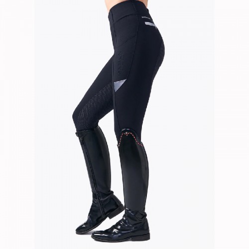 Leggins Maximilian Tech 2.0 Azúl Marino/Plata | Equestrian. Calvet Animals