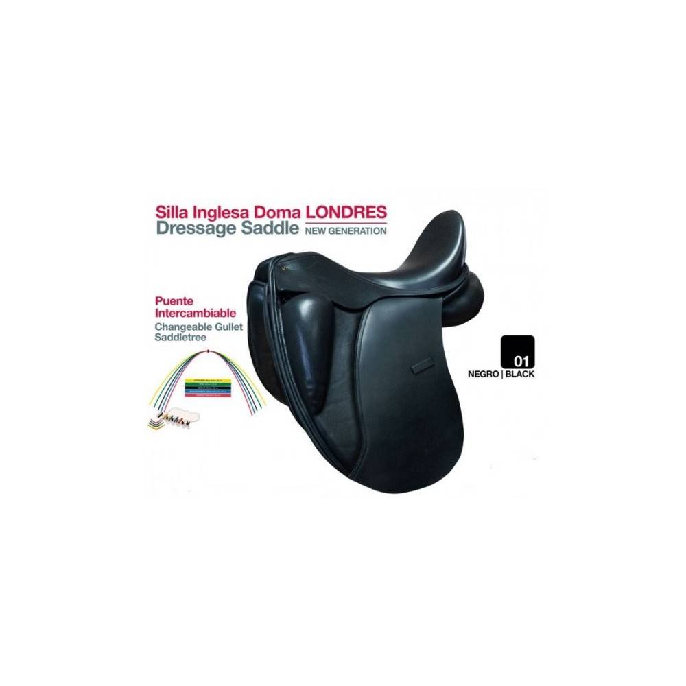 Silla Inglesa Doma Londres Negra | Equestrian. Calvet Animals i Plantes.