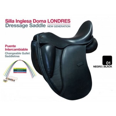 Silla Inglesa Doma Londres Negra | Equestrian. Calvet Animals i Plantes.